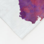 水彩画の世界地図 フリースブランケット (角)