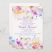 水彩画の交響曲の招待状 招待状 (正面/裏面)