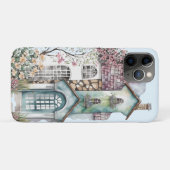 水彩画の別荘 タイル屋根 飾り 欄間 Case-Mate iPhoneケース (裏面(横))