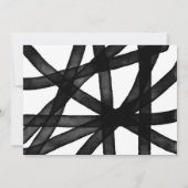 水彩画の刷子縁|の結婚式招待状 招待状 (裏面)