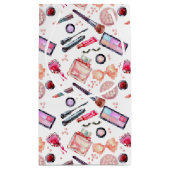 水彩画の化粧パターン スモールペーパーバッグ (裏面)