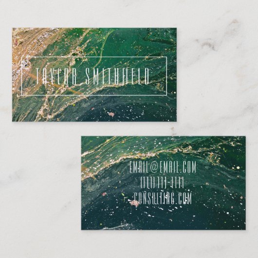 水彩画の名刺 名刺 (正面/裏面)