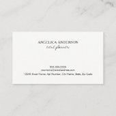 水彩画の名刺 名刺 (裏面)