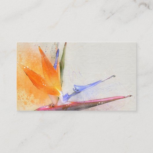 水彩画の名刺 名刺 (裏面)