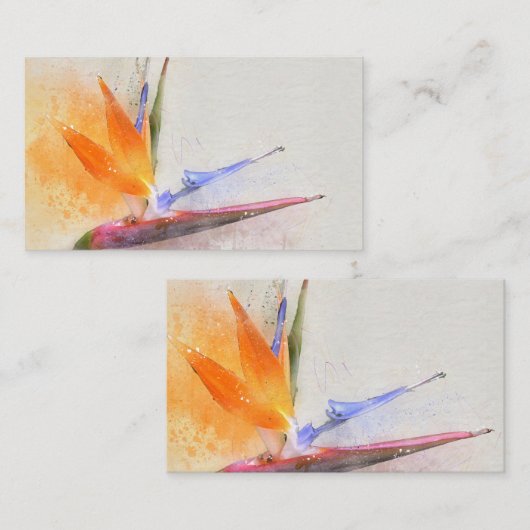 水彩画の名刺 名刺 (正面/裏面)