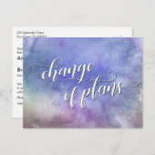 水彩画の変更が延期結婚 ポストカード (正面/裏面)