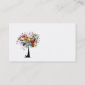 水彩画の多彩な木n butterfly.png 名刺 (裏面)