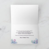 水彩画の多肉植物＆サボテンの母の日カード サンキューカード (内部)