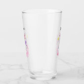 水彩画の妖精のバニー|はあなたの名前を加えます タンブラーグラス (右)