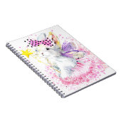 水彩画の妖精のバニー ノートブック (右側)