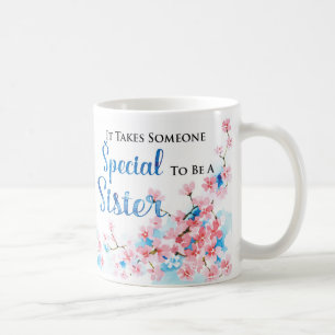 水彩画の姉妹の誕生日プレゼントのマグ コーヒーマグカップ