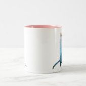 水彩画の子猫のマグ|エドガー ツートーンマグカップ (中央)