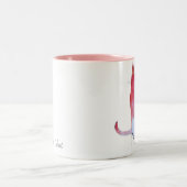 水彩画の子猫のマグ|ピエール ツートーンマグカップ (中央)