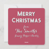 水彩画の家のカスタマイズ可能なクリスマスカード シーズンカード (裏面)