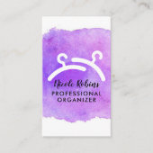 水彩画の専門の戸棚のオルガナイザー 名刺 (正面)