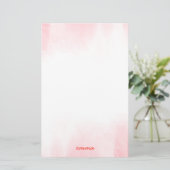 水彩画の小束 便箋 (スタンド正面)