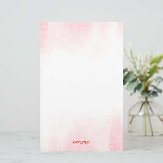 水彩画の小束 便箋 (スタンド正面)