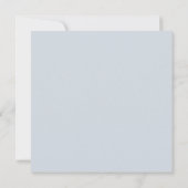 水彩画の市庁舎ウェディングサンクスカード サンキューカード (裏面)