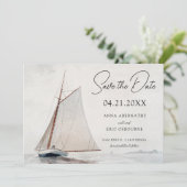 水彩画の帆船 Save the Date セーブザデート (スタンド正面)