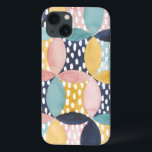 水彩画の幾何学的な円 iPhone 13ケース<br><div class="desc">水彩画の幾何学的な円の芸術家: 優美Popp</div>