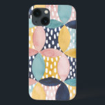 水彩画の幾何学的な円 iPhone 13ケース<br><div class="desc">水彩画の幾何学的な円の芸術家: 優美Popp</div>