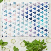 水彩画の幾何学 キッチンタオル (折り畳み)