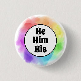 水彩画の彼の代名詞 缶バッジ