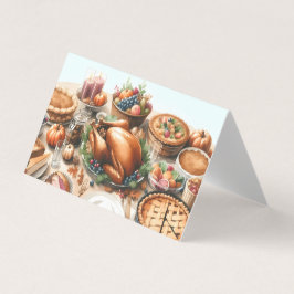 水彩画の感謝祭イラスト