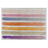 水彩画の手塗りのブラシの打撃、旗 カッティングボード (正面)