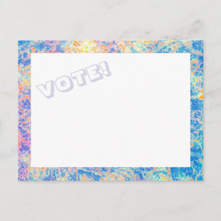 水彩画の投票! 郵便はがき ポストカード