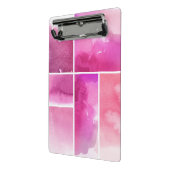 水彩画の抽象芸術手塗りの3のセット ミニクリップボード (アングル2)