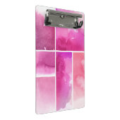 水彩画の抽象芸術手塗りの3のセット ミニクリップボード (アングル)