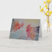 水彩画の挨拶状 カード (黄色い花)