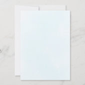 水彩画の新しい一章　男の子のバースデー・シャワー　ありがとう サンキューカード (裏面)