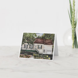 水彩画の新築祝いカード サンキューカード