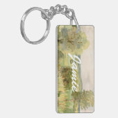 水彩画の景色 キーホルダー (正面左)