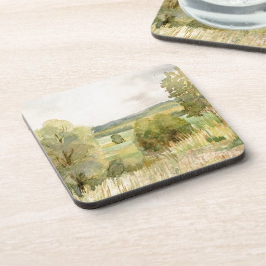 水彩画の景色 コースター (左側)