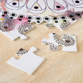 水彩画の曼荼羅 ジグソーパズル (側面)