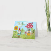 水彩画の格言および家のサンキューカード サンキューカード (正面)