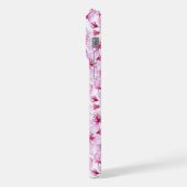 水彩画の桜 iPhoneケース (左側面)