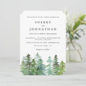 水彩画の森林 招待状 (スタンド正面)