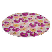 水彩画の植物のパターン カッティングボード (角)