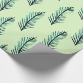 水彩画の植物パターン包装紙 ラッピングペーパー (角)