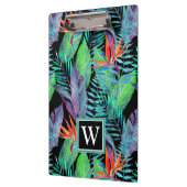 |水彩画の極楽鳥はあなたのイニシャルを加えます クリップボード (左)