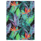 |水彩画の極楽鳥はあなたのイニシャルを加えます クリップボード (裏面)