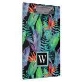 |水彩画の極楽鳥はあなたのイニシャルを加えます クリップボード (右)