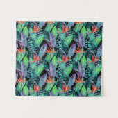 水彩画の極楽鳥 タペストリー (正面(横))