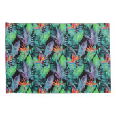 水彩画の極楽鳥 枕カバー (裏面-右)