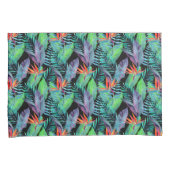 水彩画の極楽鳥 枕カバー (正面右)