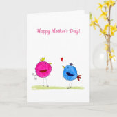 水彩画の母の日カード カード (黄色い花)